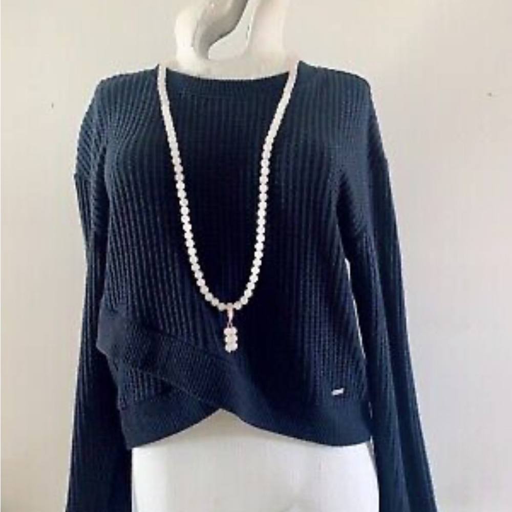 - Holister cross over thermal navy blue size L